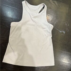 Lululemon Athletica White Tank Top